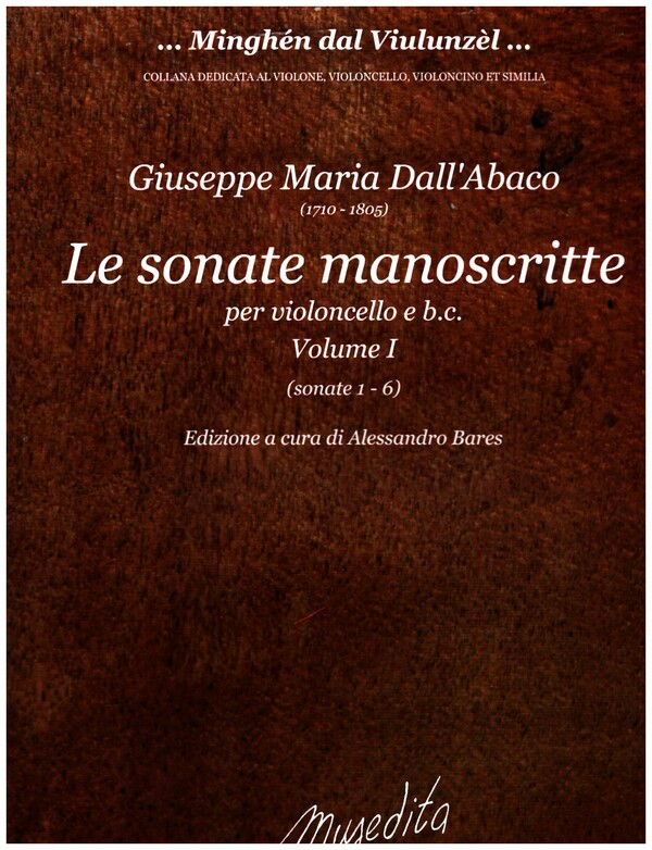 Le sonate manoscritte vol.1 (sonate 1-6)