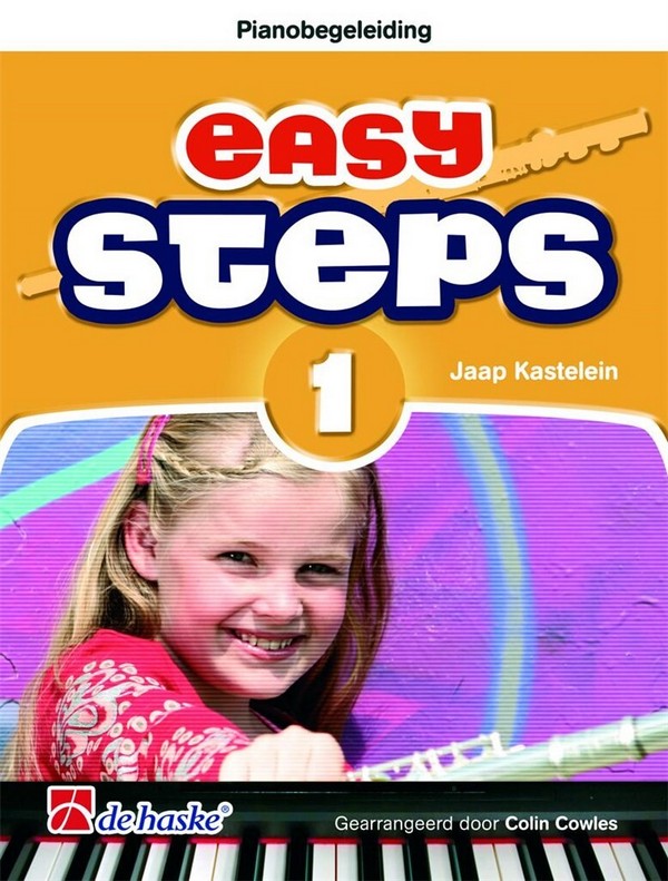 Jaap Kastelein_Klaas de Jong Easy Steps 1 - pianobegeleiding fluit