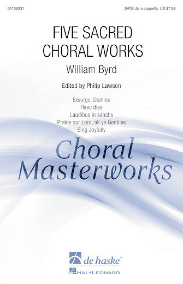 William Byrd Five Sacred Choral Works
