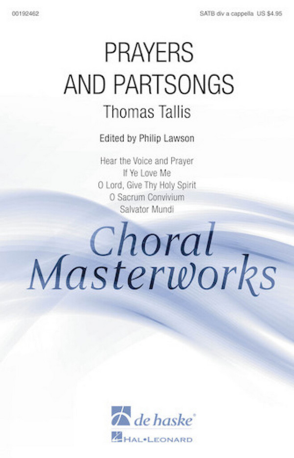 Thomas Tallis Prayers And Partsongs