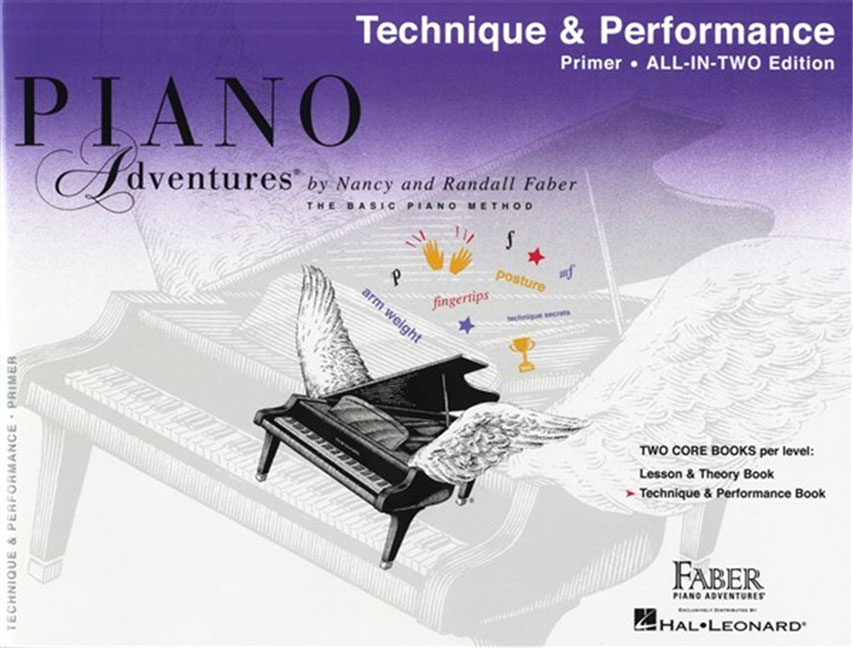 Piano Adventures All-In-Two Primer Technique & Performance