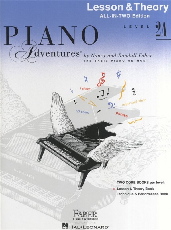 Piano Adventures All-In-Two Level 2A Lesson/Theory (+Online Audio)