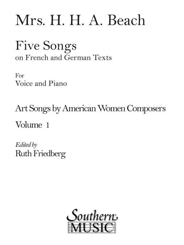 5 Songs on French and German Texts