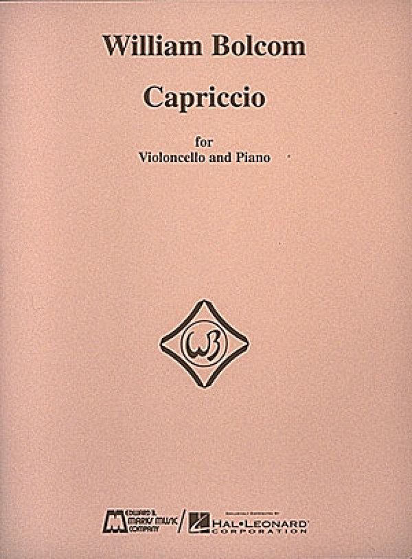 William Bolcom Capriccio for Violoncello and Piano