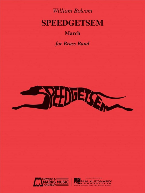 William Bolcom Speedgetsem March