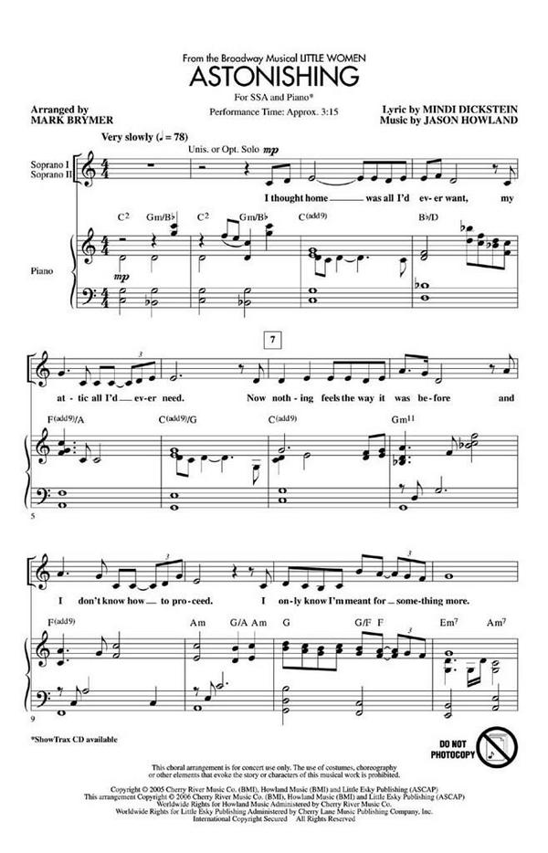 Astonishing (from Little Women)