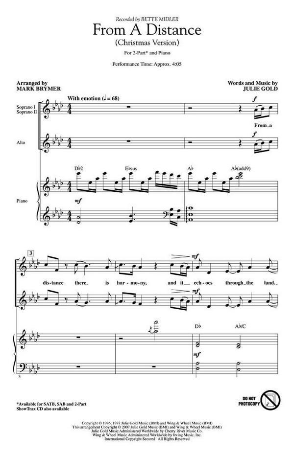 Julie Gold From A Distance