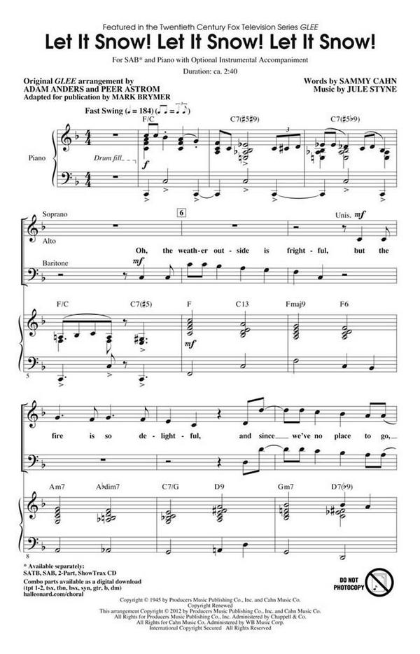 Jule Styne_Sammy Cahn Let It Snow! Let It Snow! Let It Snow!