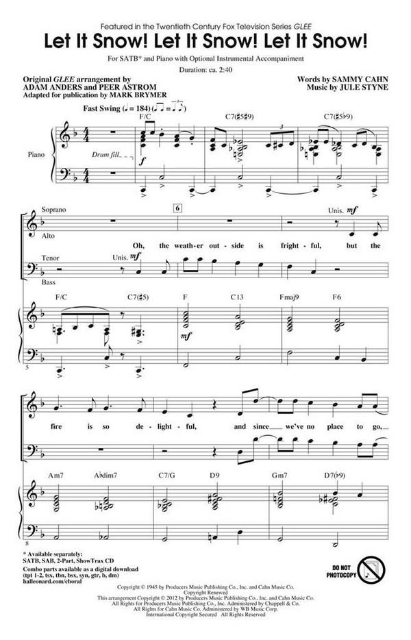 Jule Styne_Sammy Cahn Let It Snow! Let It Snow! Let It Snow!