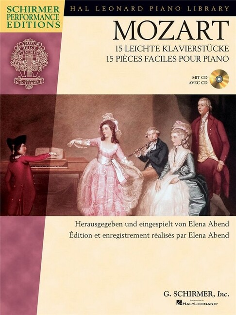 Mozart - 15 leichte Klavierstücke (+CD)