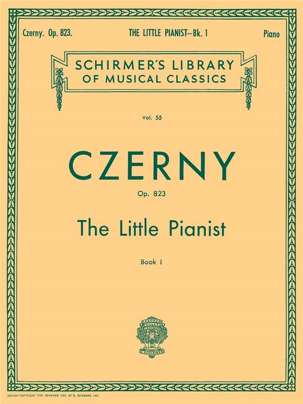 Carl Czerny, The Little Pianist Op.823 Book 1
