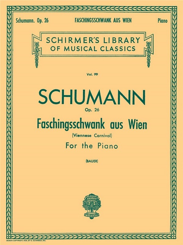 Robert Schumann, Faschingsschwank Aus Wien Op.26