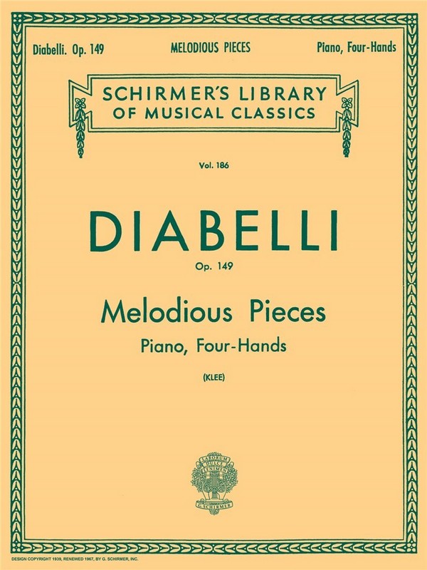 Anton Diabelli, 28 Melodious Pieces on 5 Notes, Op. 149
