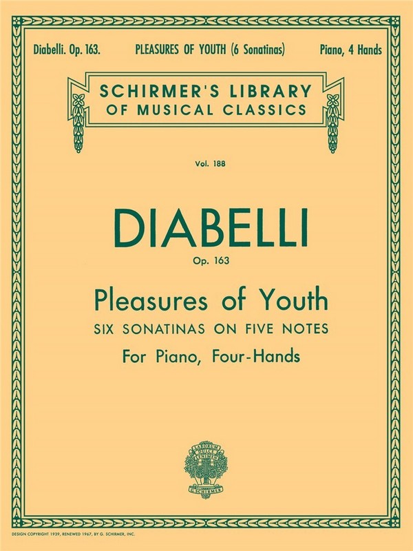 Anton Diabelli, Pleasures of Youth