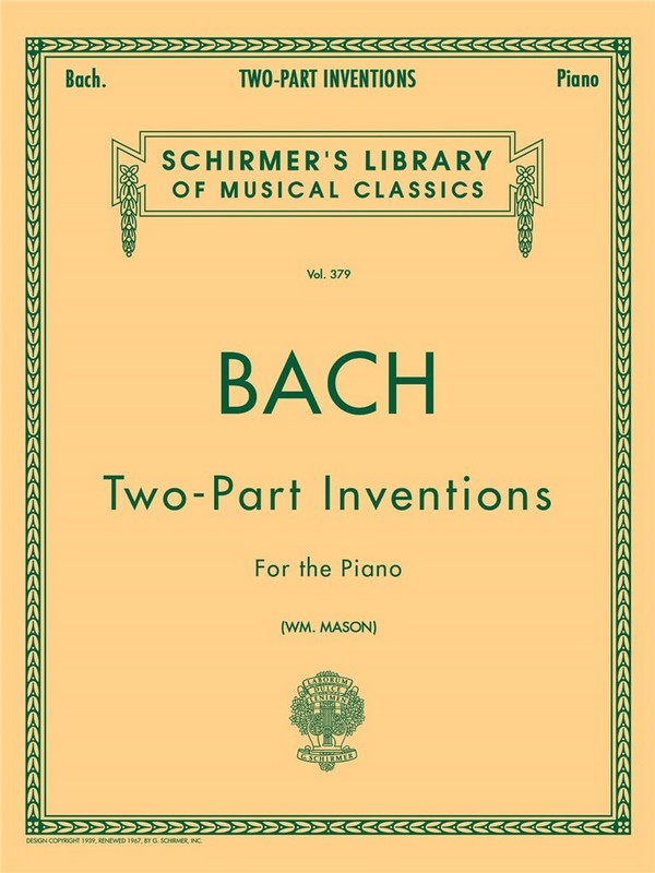 Johann Sebastian Bach, Fifteen Two-Part Inventions