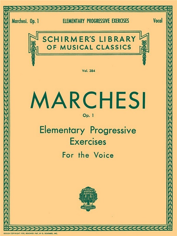 Elementary Progressive Exercises op.1