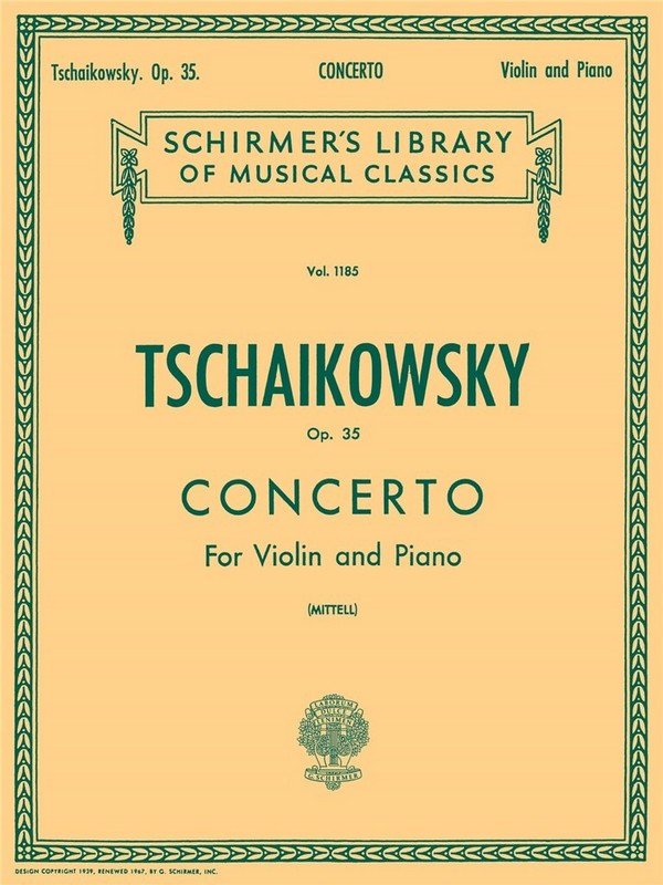 Pyotr Ilyich Tchaikovsky, Violin Concerto Op.35