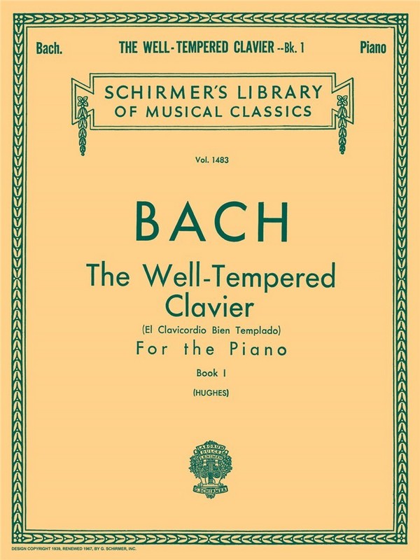Johann Sebastian Bach, Well Tempered Clavier - Book 1