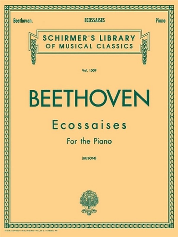 Ludwig van Beethoven, Ecossaises For The Piano