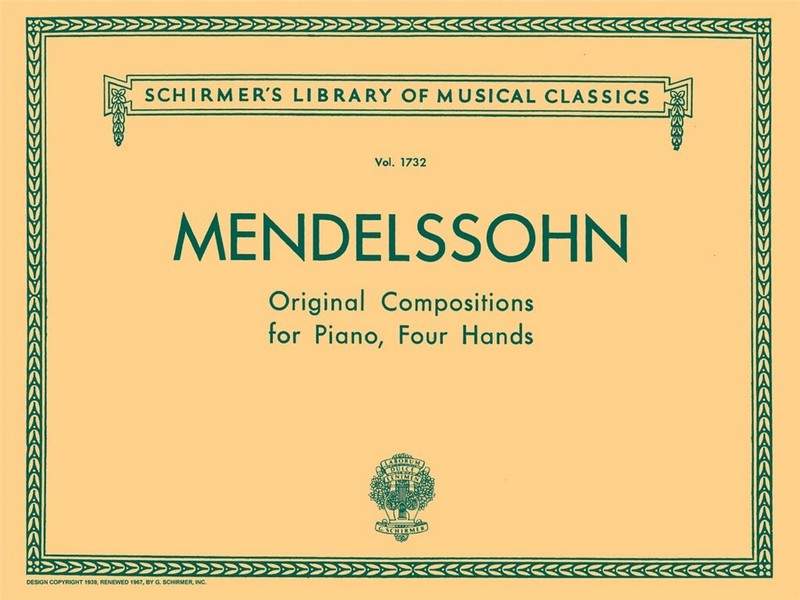 Felix Mendelssohn Bartholdy, Original Compositions For Piano Duet