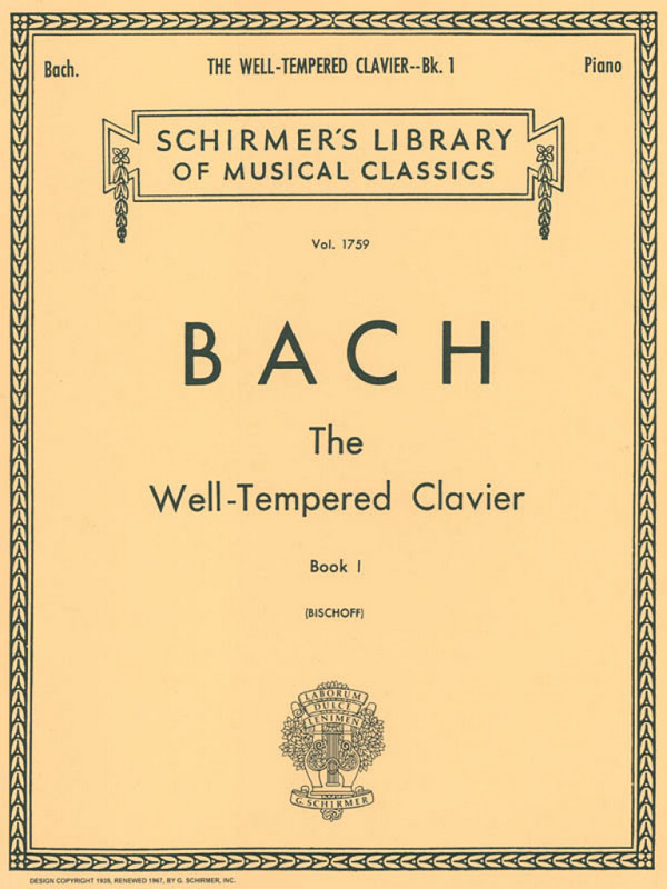Johann Sebastian Bach, Well Tempered Clavier - Book 1