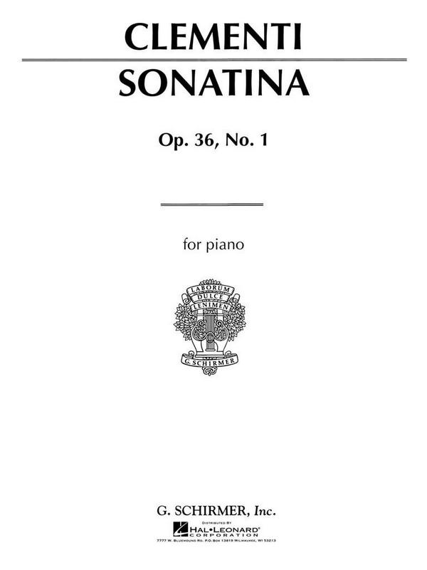 Sonatina in C Major op. 36 No. 1