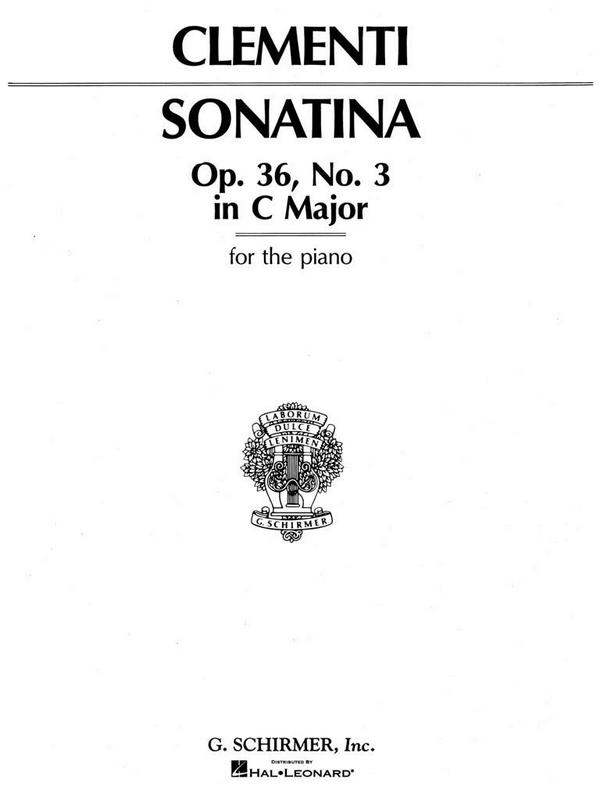 Sonatina in C Major op.36 no.3
