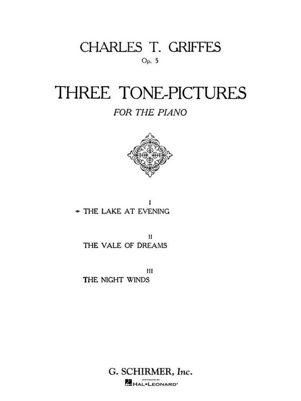 Charles Griffes, Lake at Evening, Op. 5, No. 1