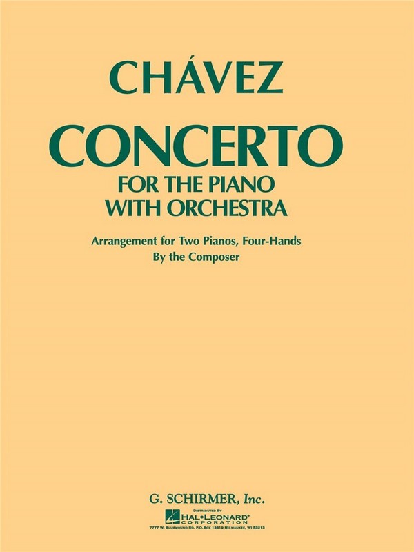 Carlos Chàvez, Concerto (Revised Edition)