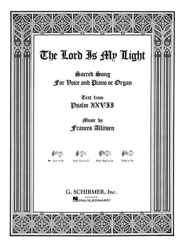 Frances Allitsen, The Lord Is My Light