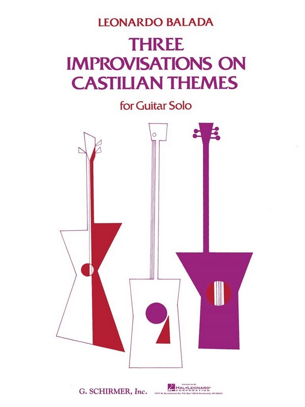 Leonardo Balada, 3 Improvisations on Castilian Themes
