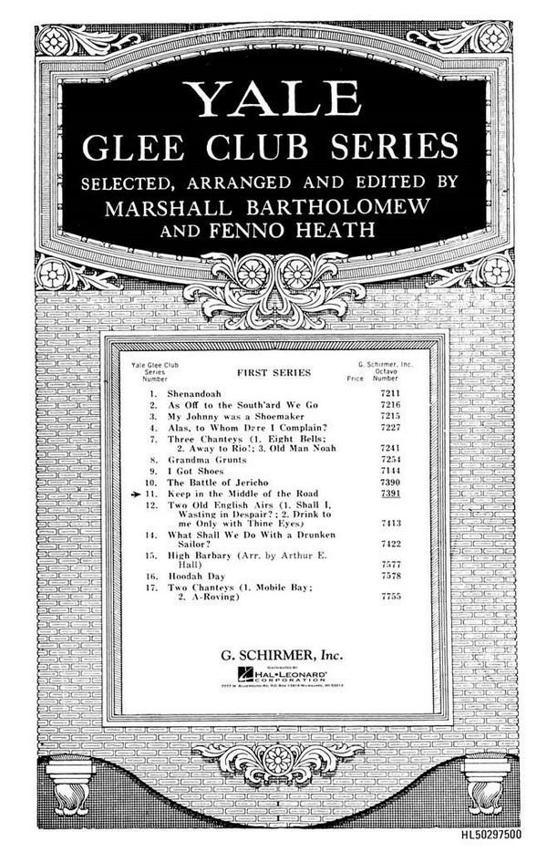 Anonymous, Keep In The Middle Of The Road Negro Spiritual