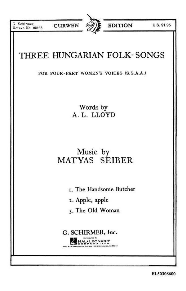 Three Hungarian Folk-Songs
