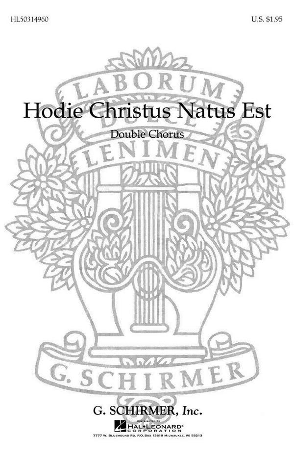 Giovanni Pierluigi da Palestrina, Hodie Christus Natus Est