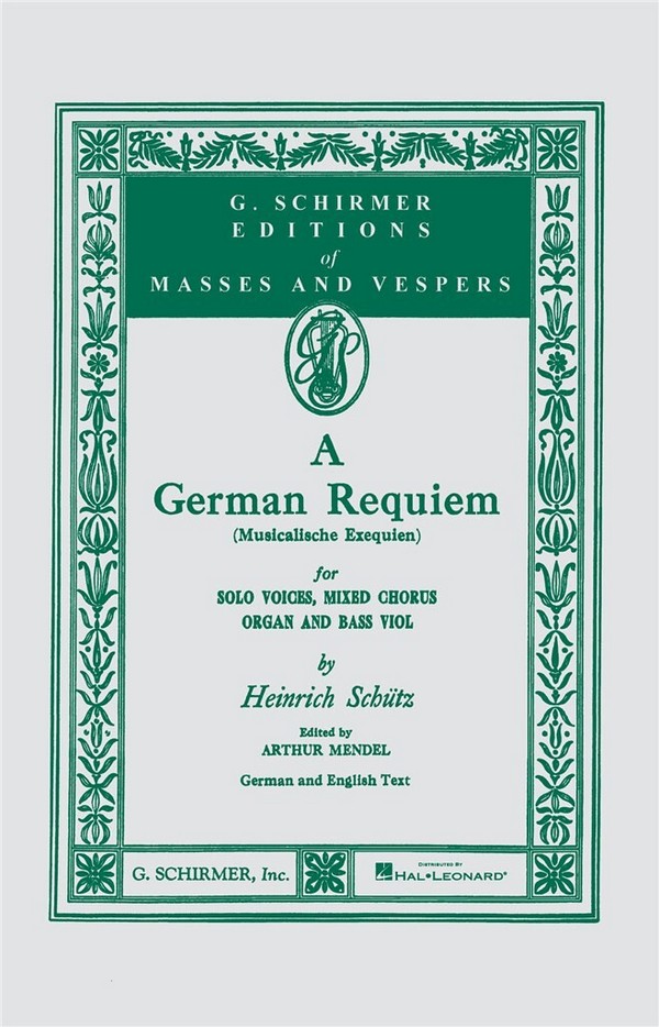 Heinrich Schütz, German Requiem