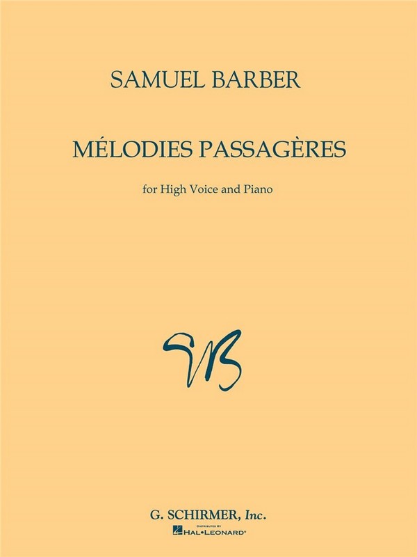  Melodies Passageres Op.27