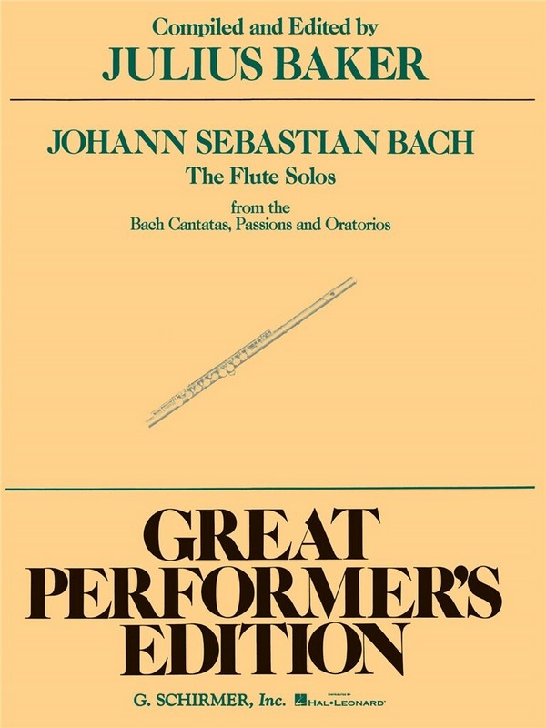 Johann Sebastian Bach, Flute Solos From Cantatas, Passions And Oratori