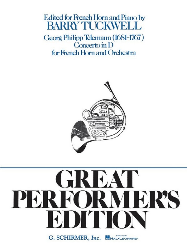 Georg Philipp Telemann, Concerto In D For French Horn And Orchestra