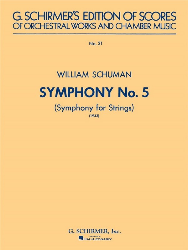 William Schuman, Symphony No.5 'Symphony For Strings'