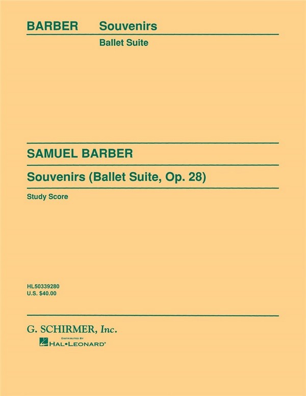 Samuel Barber, Souvenirs Op.28