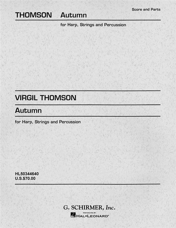 Virgil Thomson, Autumn