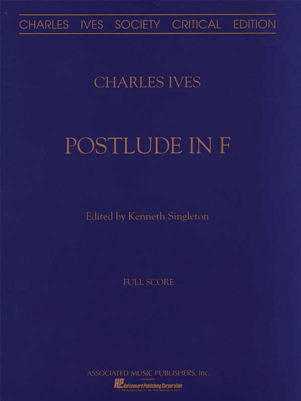 Charles E. Ives, Postlude In F