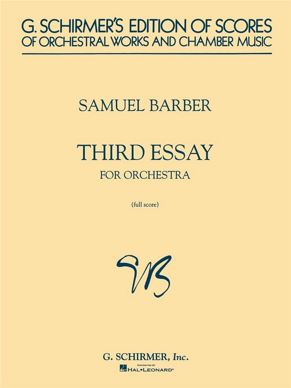 Samuel Barber, Third Essay For Orchestra Op.47