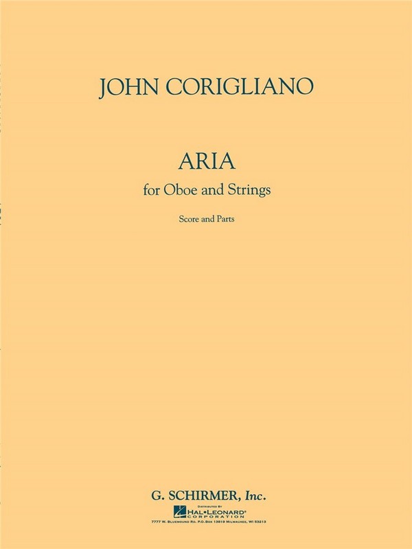 John Corigliano, Aria For Oboe And Strings