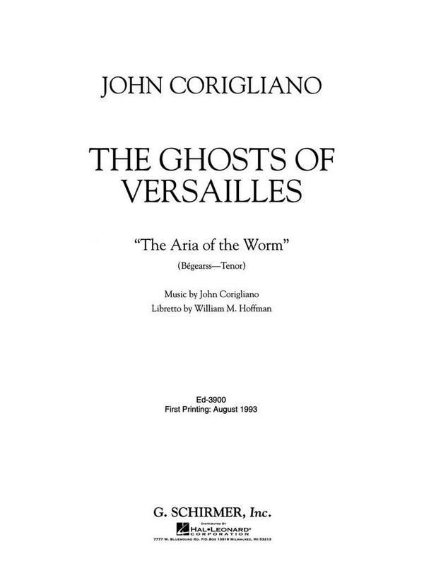 John Corigliano, The Aria Of The Worm