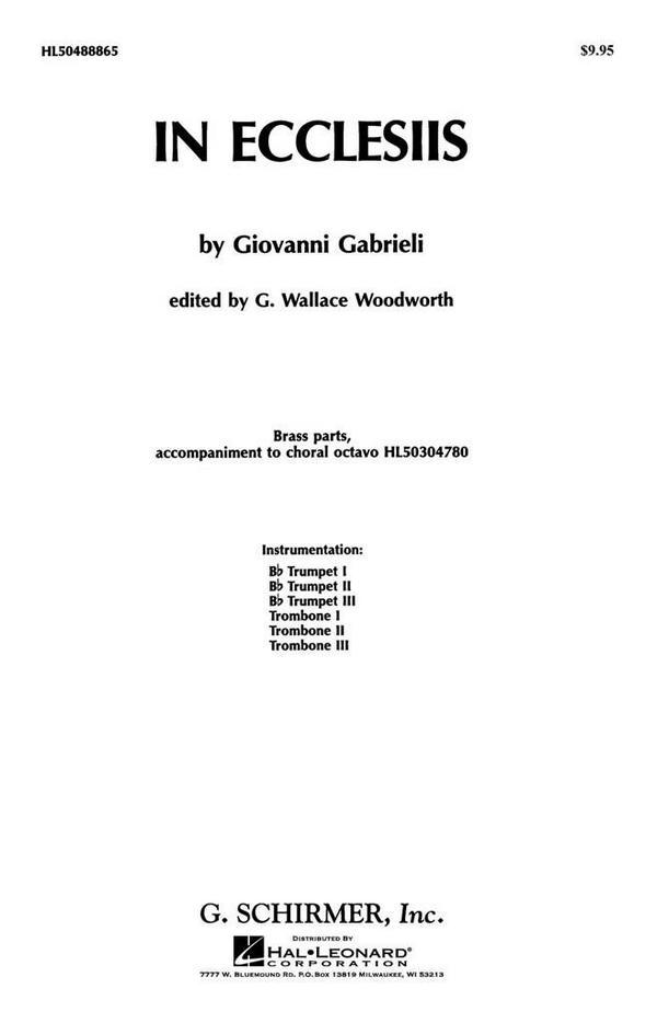 In Ecclesiis