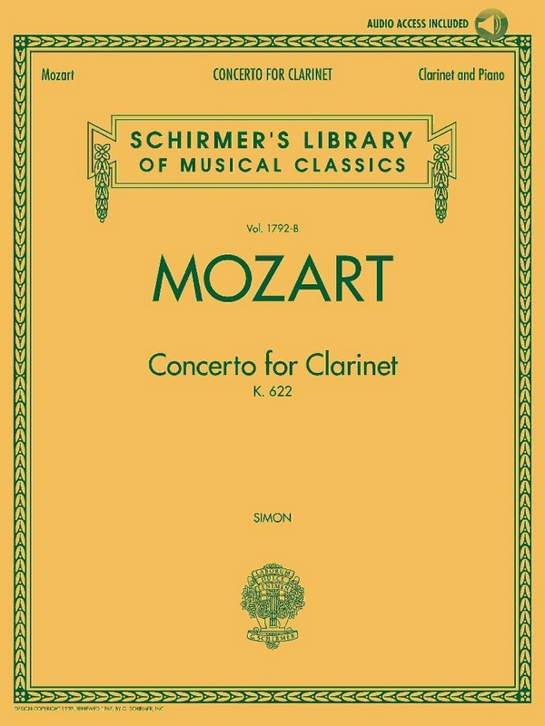 Concerto for Clarinet KV622  