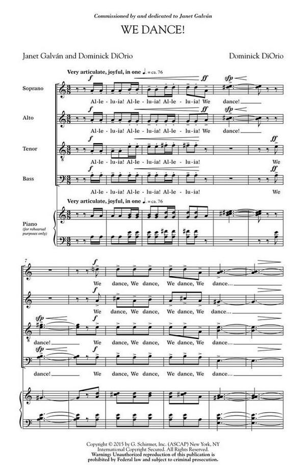 Dominick Diorio, We Dance