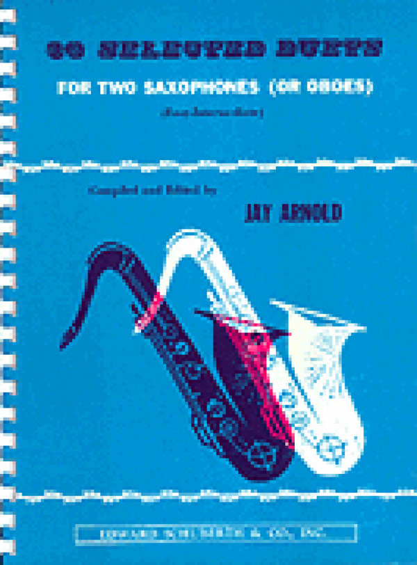 30 Selected Duets For Two Saxophones Or Oboes