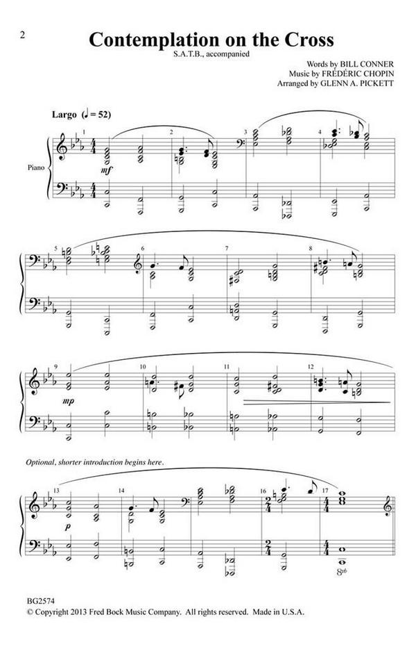 Bill Conner_Frédéric Chopin, Contemplation on the Cross